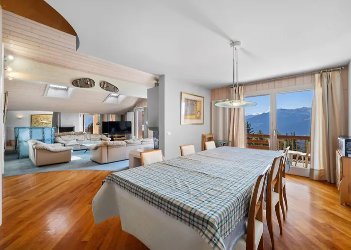 Rosalp 422 Proche Du Centre A Avec Vue Sur Les Alpes Apartament Anzère