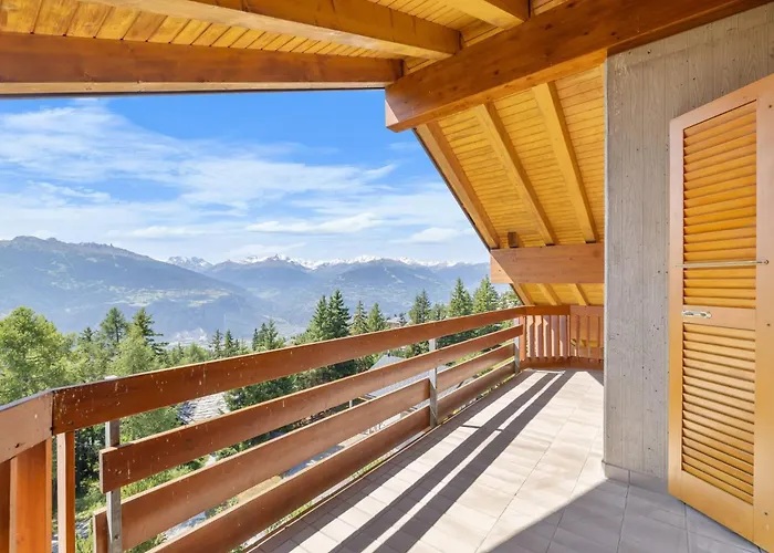 Rosalp 422 Proche Du Centre A Avec Vue Sur Les Alpes * Anzère