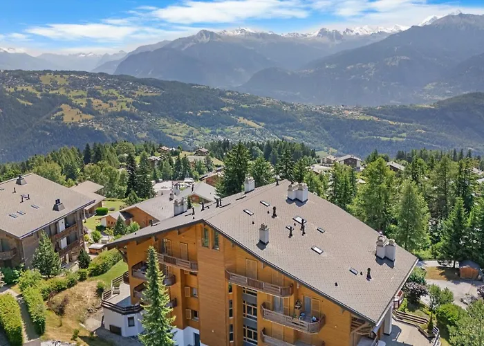 Apartmán Rosalp 422 Proche Du Centre A Avec Vue Sur Les Alpes Anzère