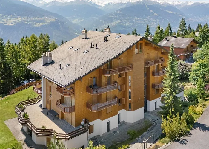 Apartament Rosalp 422 Proche Du Centre A Avec Vue Sur Les Alpes Anzère