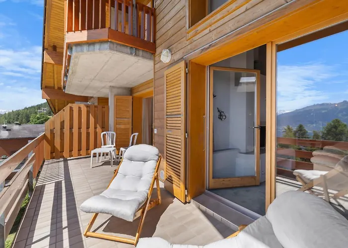 Rosalp 422 Proche Du Centre A Avec Vue Sur Les Alpes Apartament Anzère