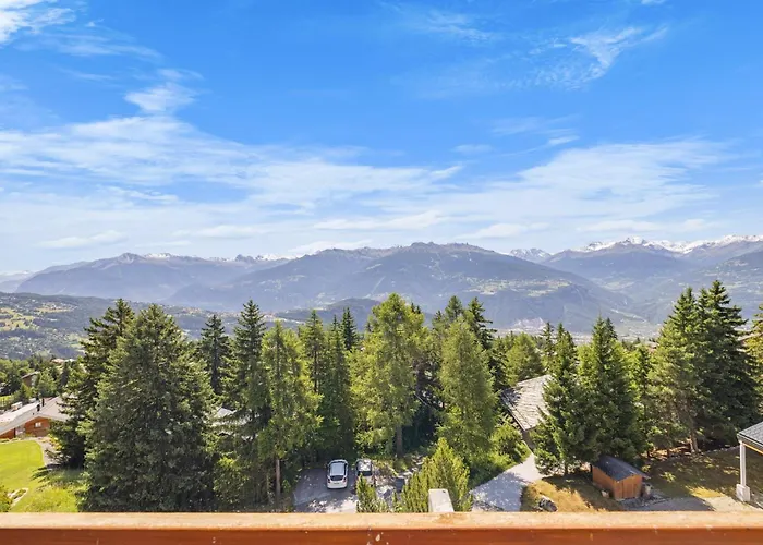 Apartmán Rosalp 422 Proche Du Centre A Avec Vue Sur Les Alpes Anzère