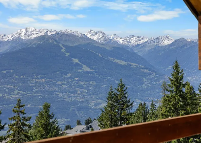 Rosalp 422 Proche Du Centre A Avec Vue Sur Les Alpes Apartament Anzère